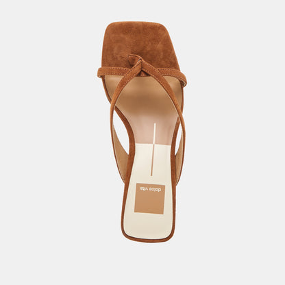 Brevel Dk Brown Suede Heels | Dolce Vita