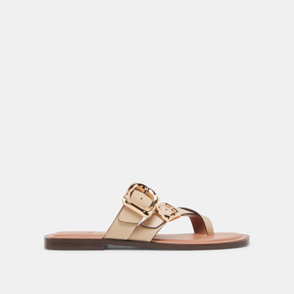 Shore Ivory Leather Sandals | Dolce Vita