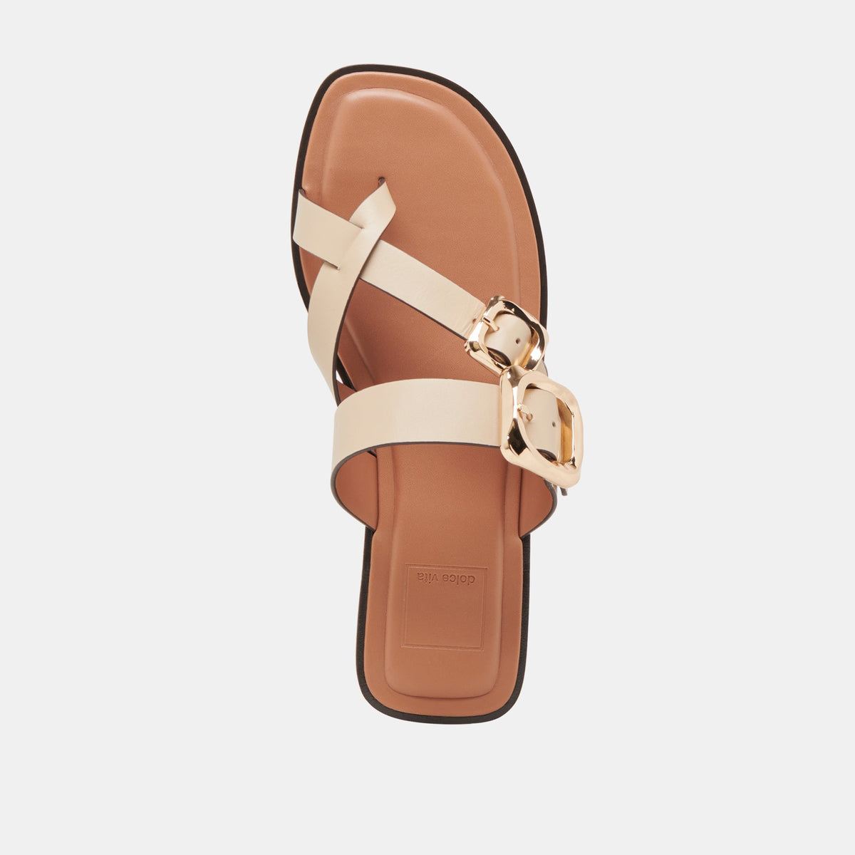 Shore Ivory Leather Sandals | Dolce Vita