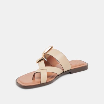 Shore Ivory Leather Sandals | Dolce Vita