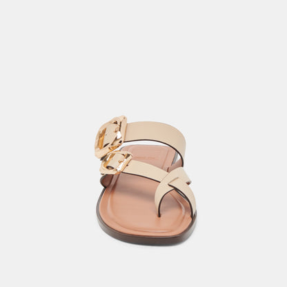 Shore Ivory Leather Sandals | Dolce Vita