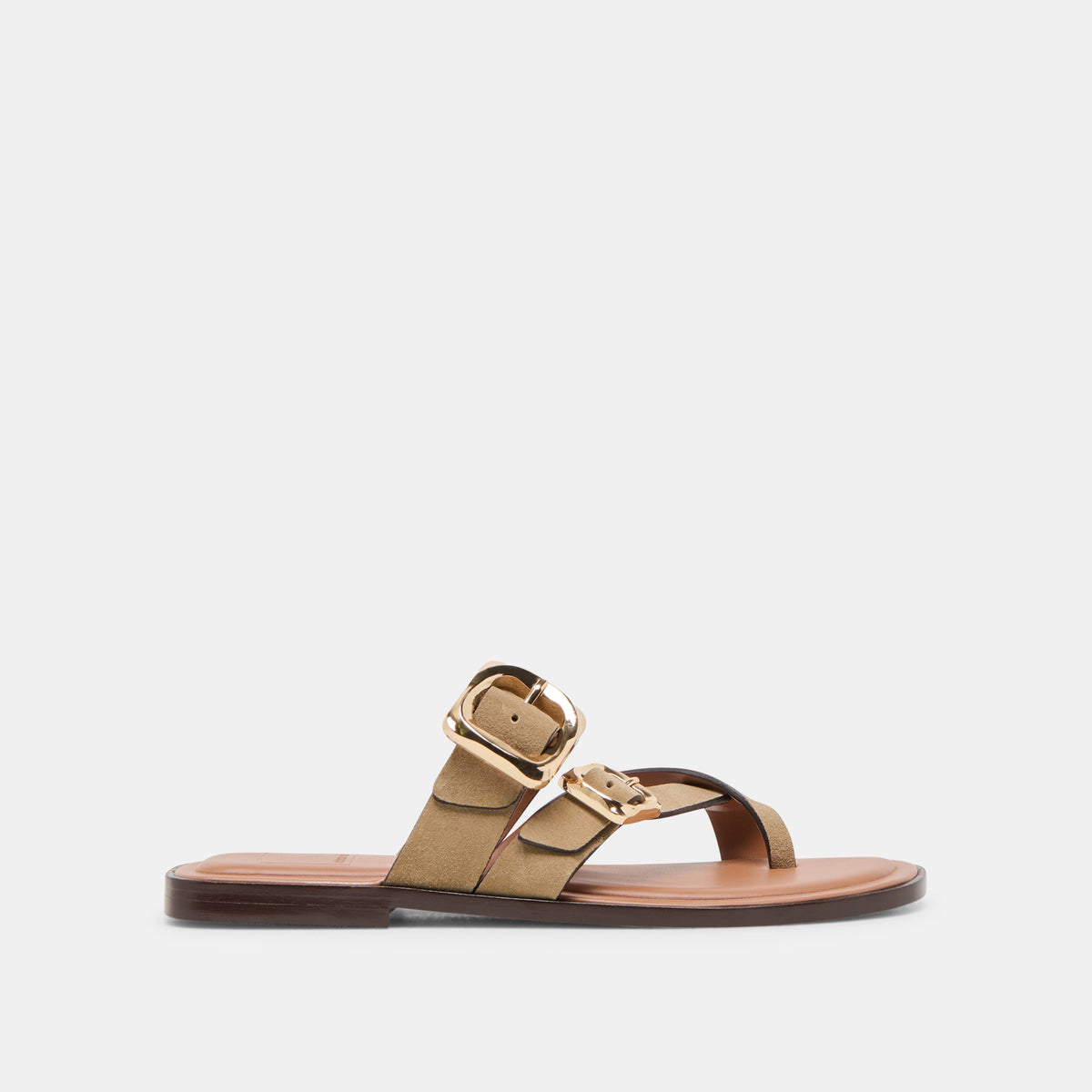 Shore Taupe Suede Sandals | Dolce Vita
