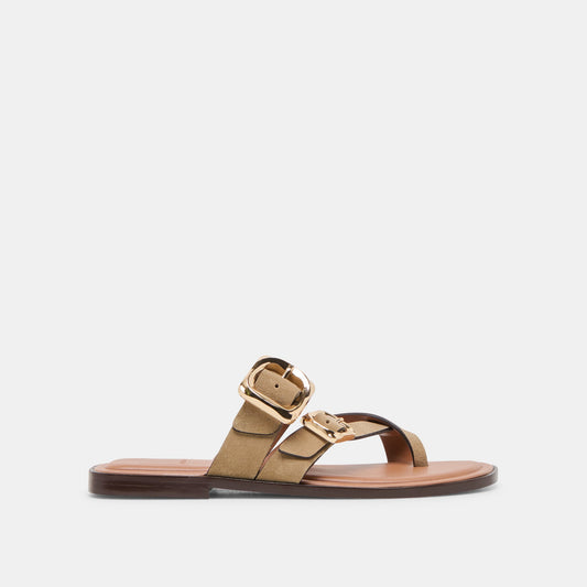 Shore Taupe Suede Sandals | Dolce Vita
