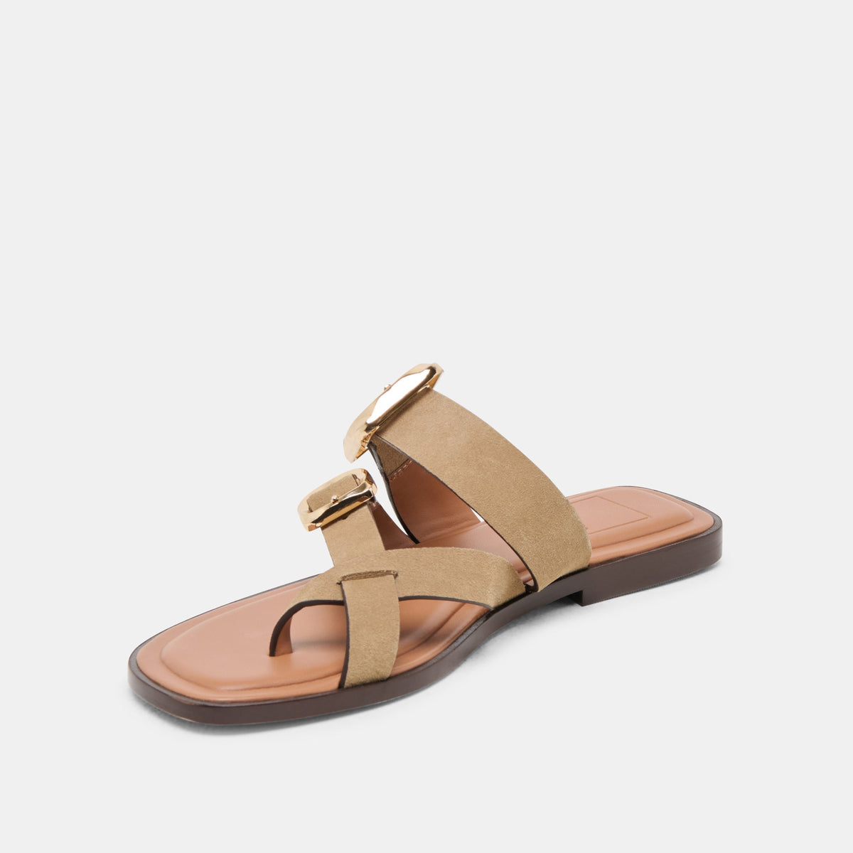 Shore Taupe Suede Sandals | Dolce Vita