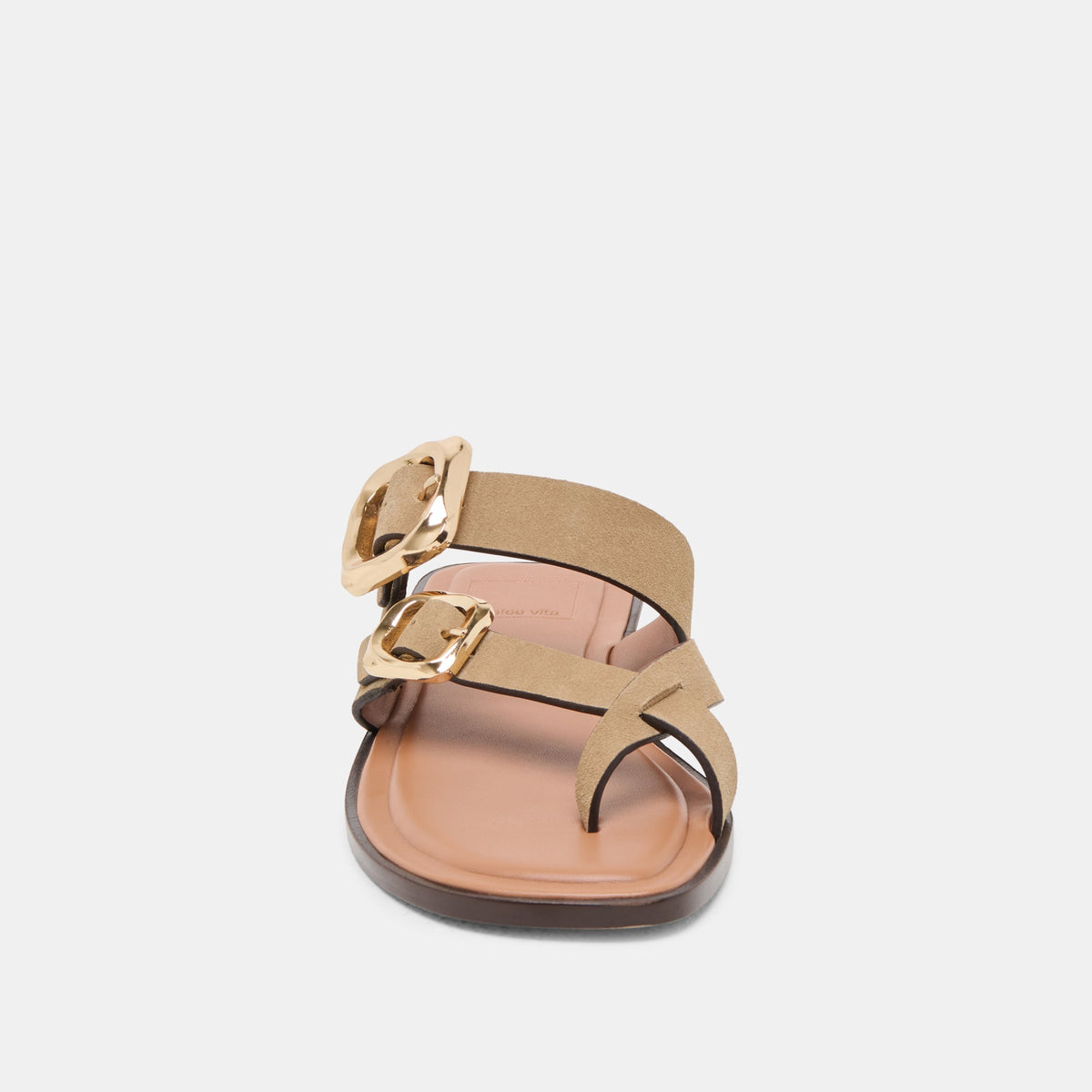 Shore Taupe Suede Sandals | Dolce Vita