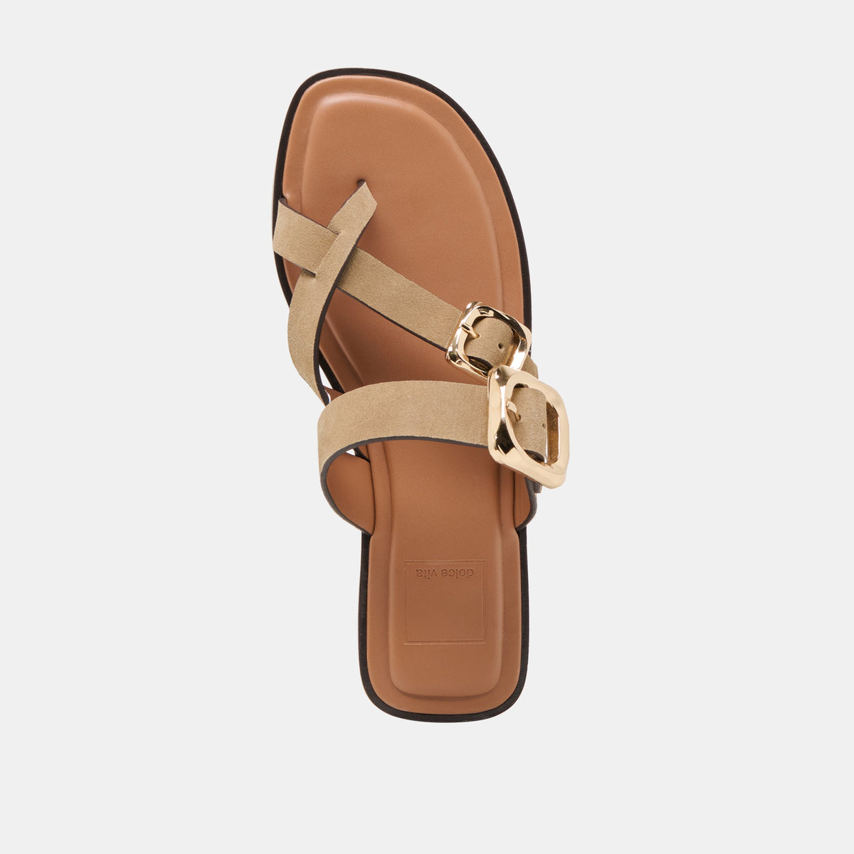 Shore Taupe Suede Sandals | Dolce Vita