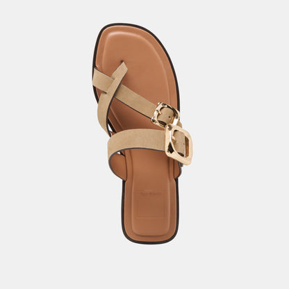 Shore Taupe Suede Sandals | Dolce Vita