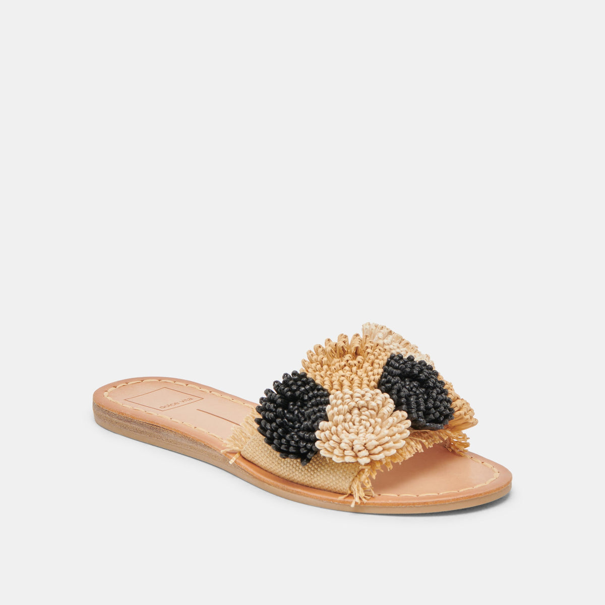DANELA SANDALS BLACK NATURAL RAFFIA
 – Dolce Vita | Dolce Vita