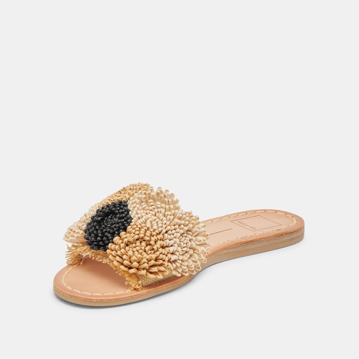DANELA SANDALS BLACK NATURAL RAFFIA
 – Dolce Vita | Dolce Vita