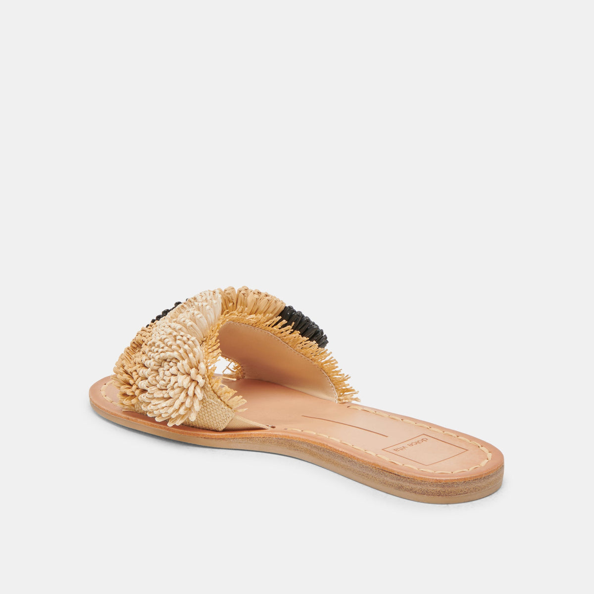 DANELA SANDALS BLACK NATURAL RAFFIA
 – Dolce Vita | Dolce Vita