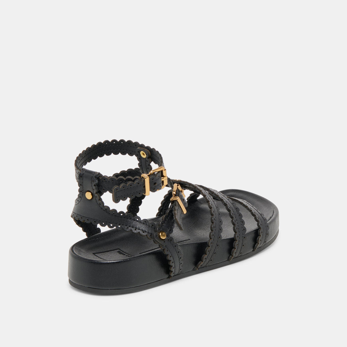 Susana Black Leather Sandals | Dolce Vita