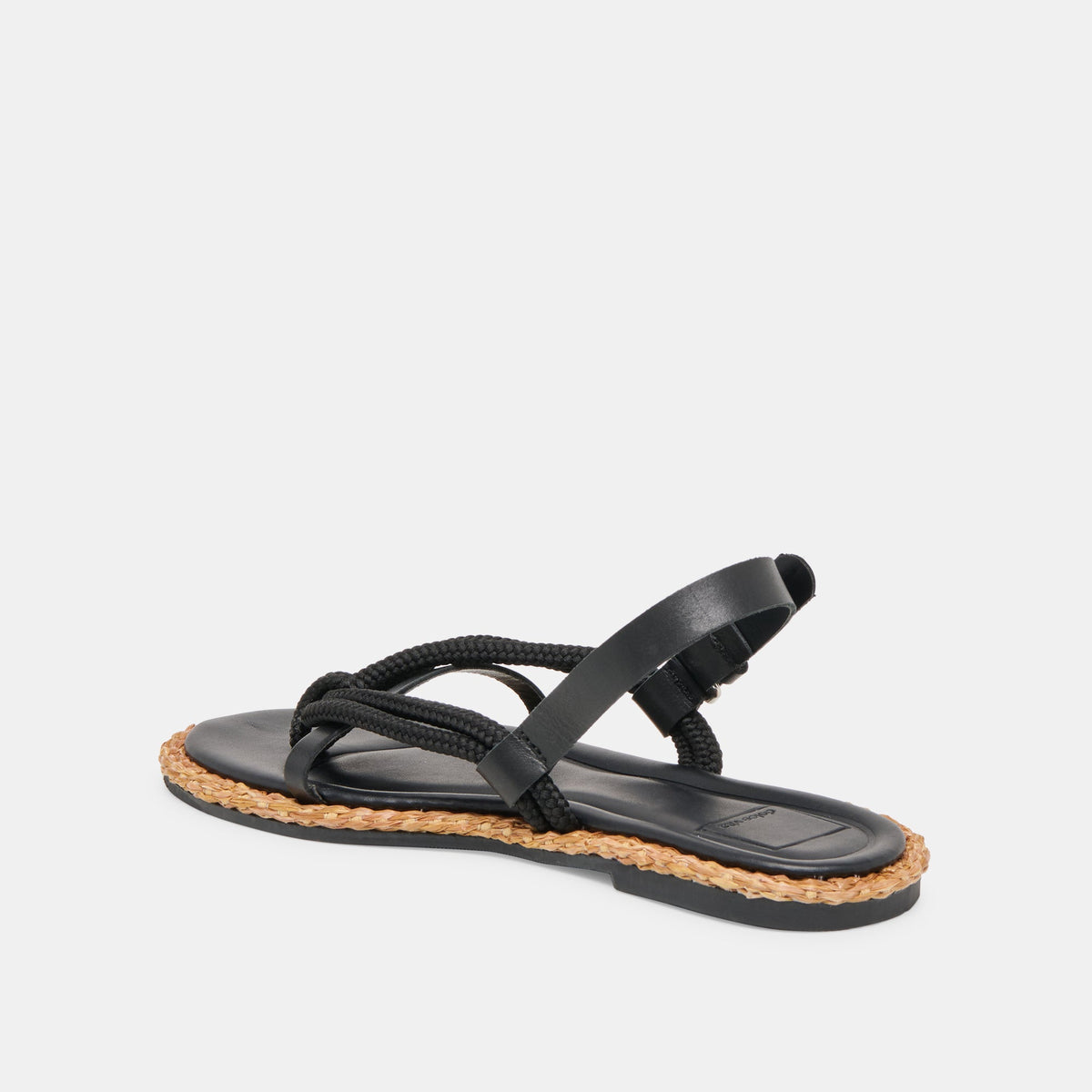 Reed Black Leather Sandals | Dolce Vita