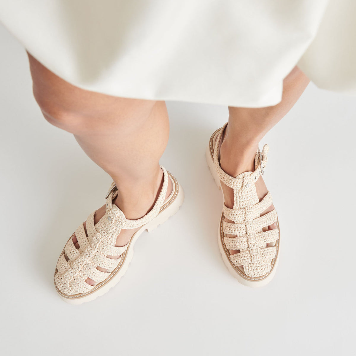 LASLY SANDALS OATMEAL KNIT
 – Dolce Vita | Dolce Vita