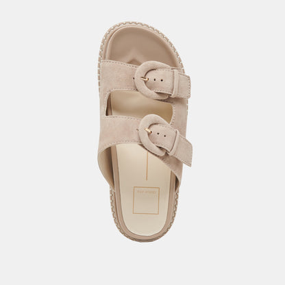 SHAUNY SANDALS DK TAUPE SUEDE
 – Dolce Vita | Dolce Vita