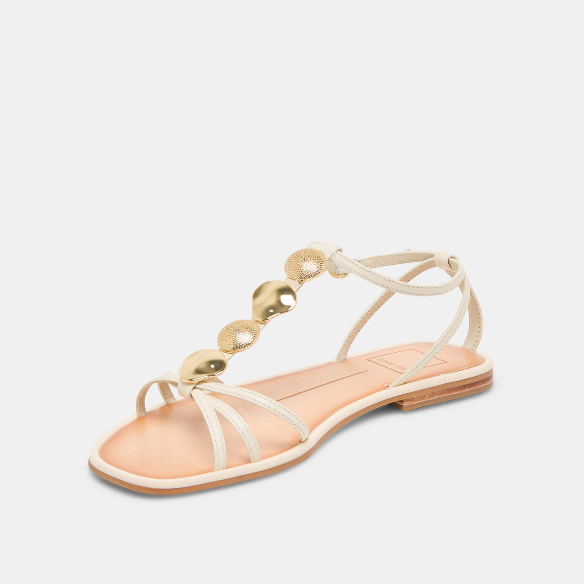 Faun Off White Leather Sandals | Dolce Vita