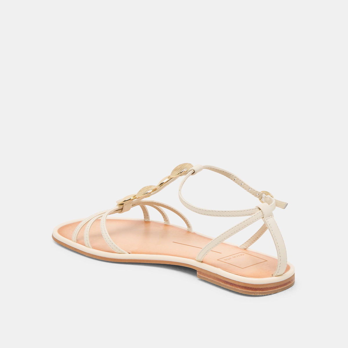 Faun Off White Leather Sandals | Dolce Vita