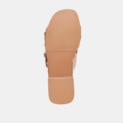 Melody Tan Leather Heels | Dolce Vita