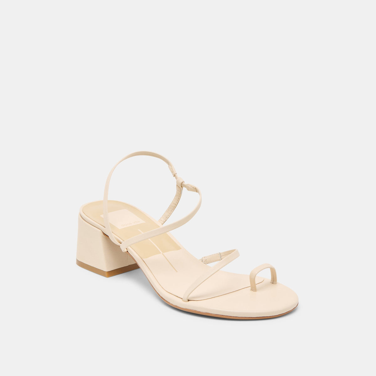 Trini Creme Leather Heels | Dolce Vita