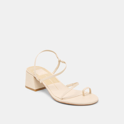 Trini Creme Leather Heels | Dolce Vita