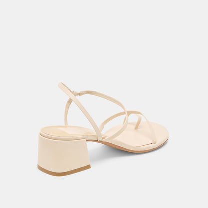 Trini Creme Leather Heels | Dolce Vita