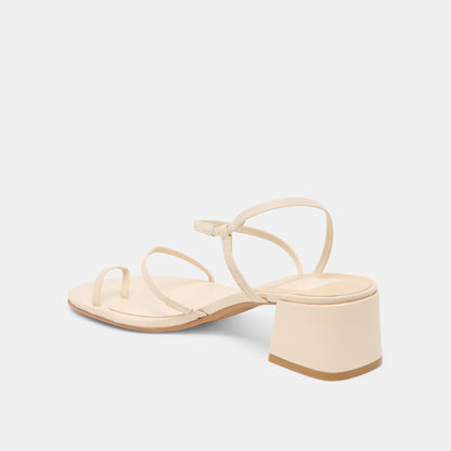 Trini Creme Leather Heels | Dolce Vita