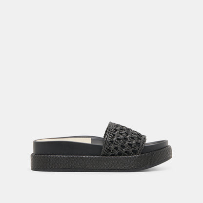 SIDONA SANDALS ONYX RAFFIA
 – Dolce Vita | Dolce Vita