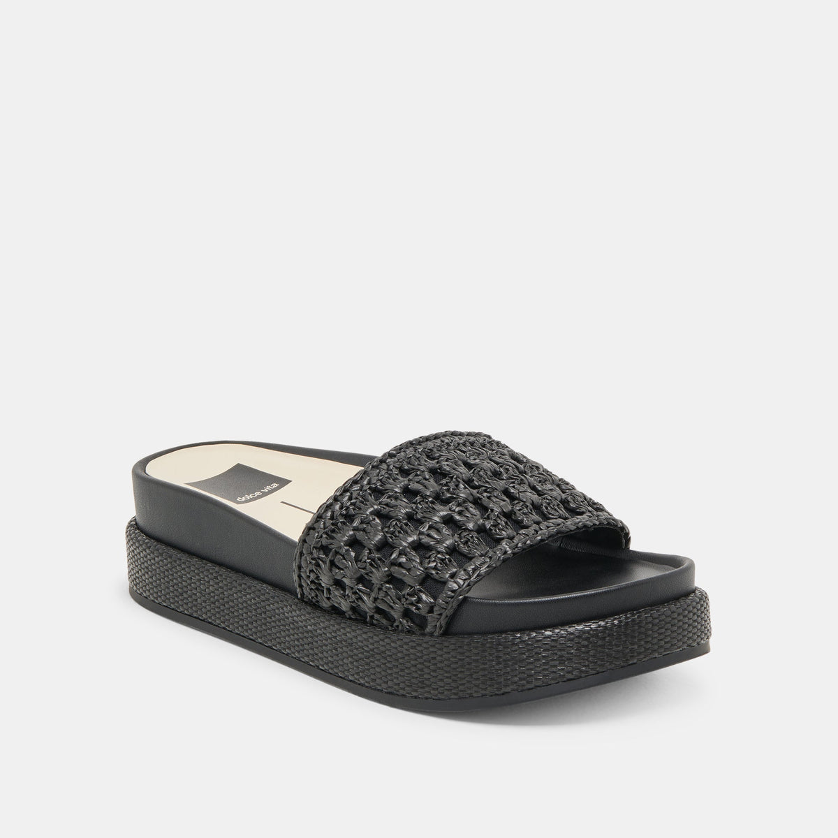 SIDONA SANDALS ONYX RAFFIA
 – Dolce Vita | Dolce Vita