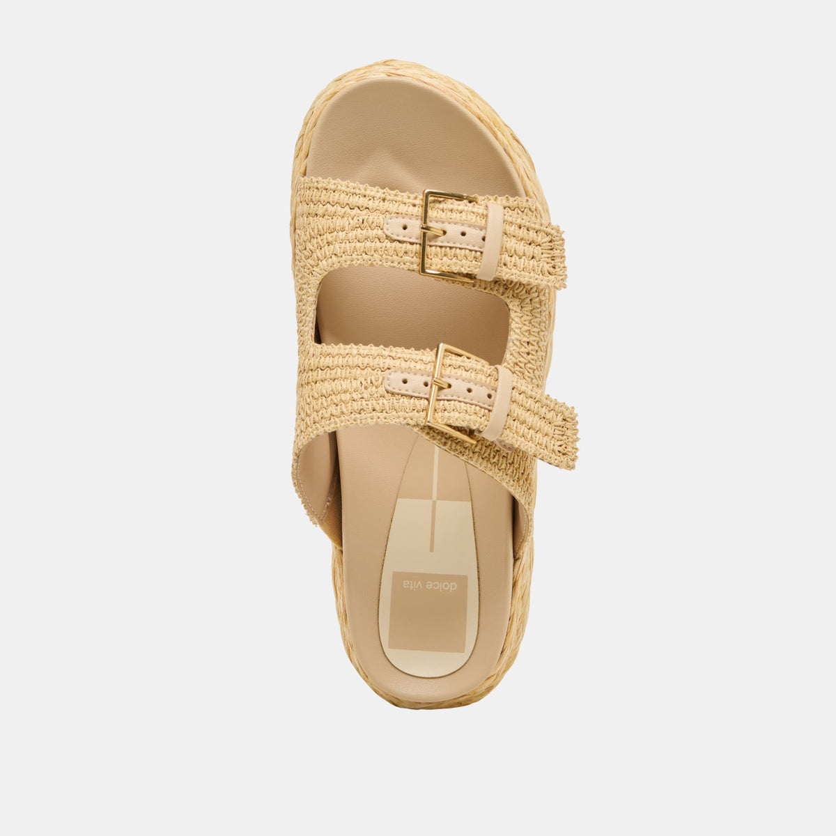 Falyn Lt Natural Woven Raffia Sandals | Dolce Vita