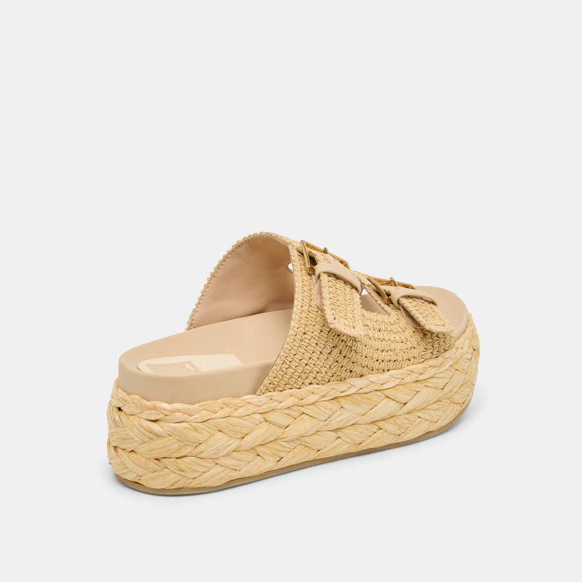 Falyn Lt Natural Woven Raffia Sandals | Dolce Vita