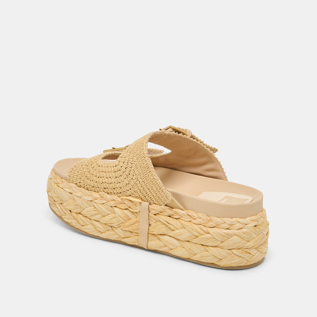 Falyn Lt Natural Woven Raffia Sandals | Dolce Vita