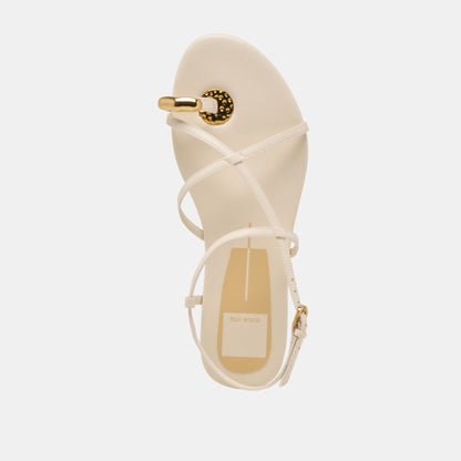 KESHA SANDALS BONE LEATHER
 – Dolce Vita | Dolce Vita