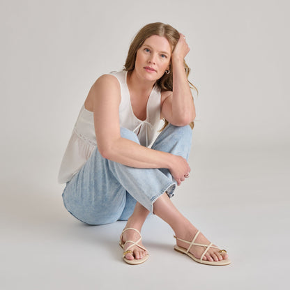 KESHA SANDALS BONE LEATHER
 – Dolce Vita | Dolce Vita