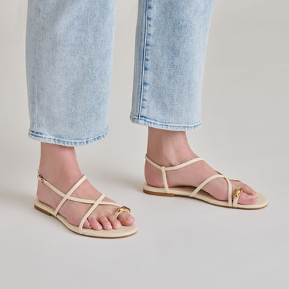 KESHA SANDALS BONE LEATHER
 – Dolce Vita | Dolce Vita