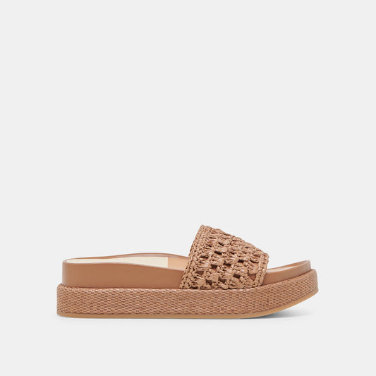 SIDONA SANDALS BROWN RAFFIA
 – Dolce Vita | Dolce Vita