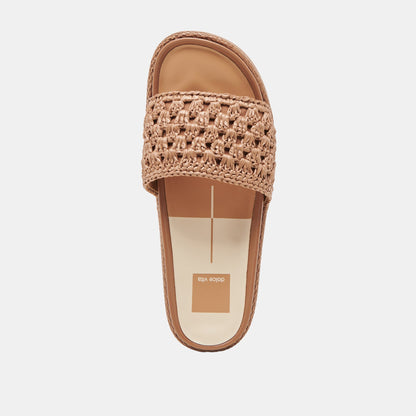SIDONA SANDALS BROWN RAFFIA
 – Dolce Vita | Dolce Vita