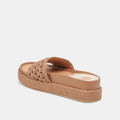SIDONA SANDALS BROWN RAFFIA
 – Dolce Vita | Dolce Vita