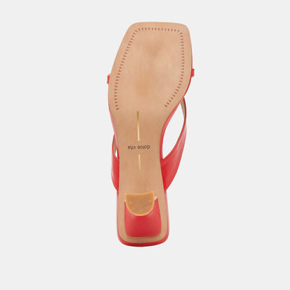 BREVEL WIDE HEELS CHILI LEATHER
 – Dolce Vita | Dolce Vita