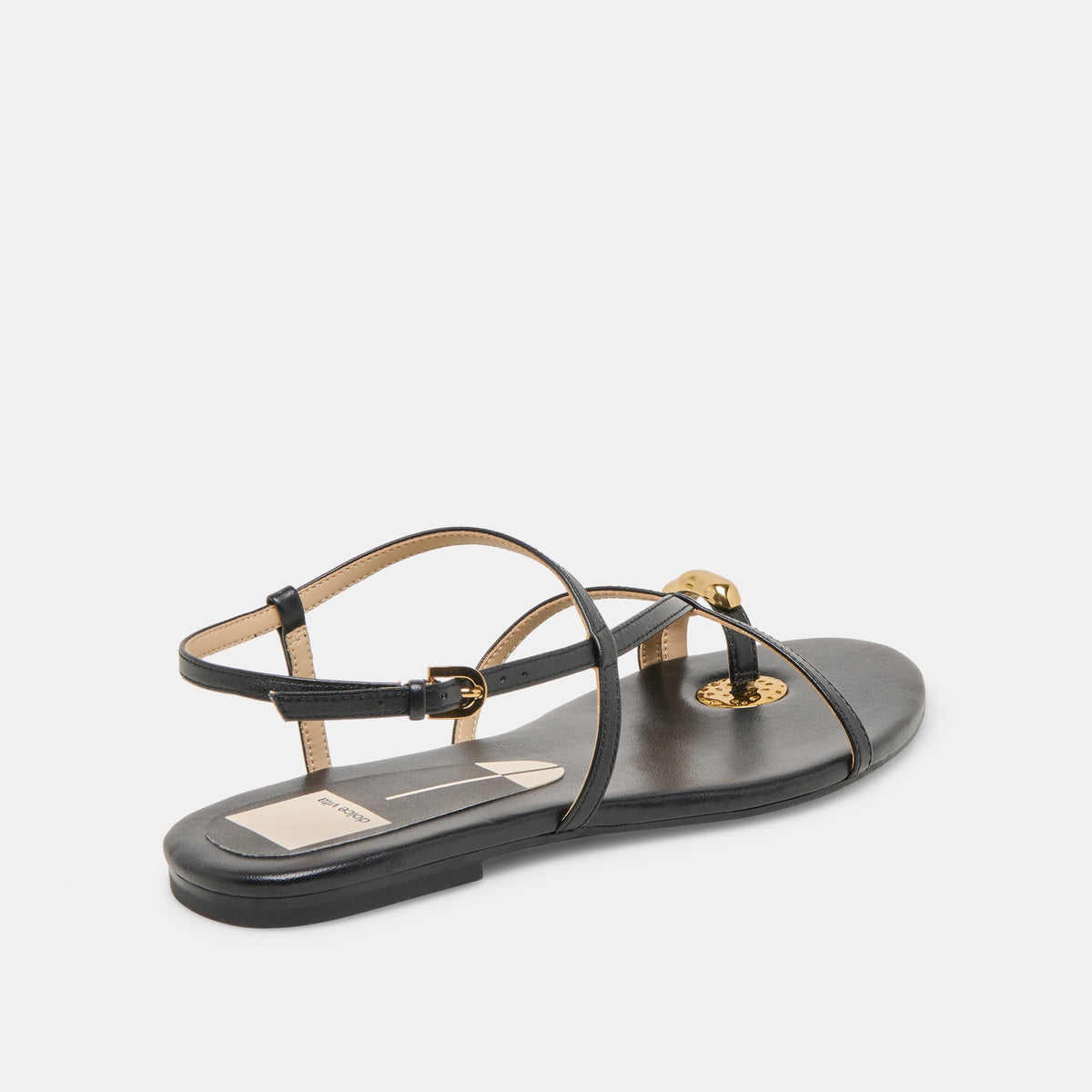 KESHA SANDALS BLACK LEATHER
 – Dolce Vita | Dolce Vita