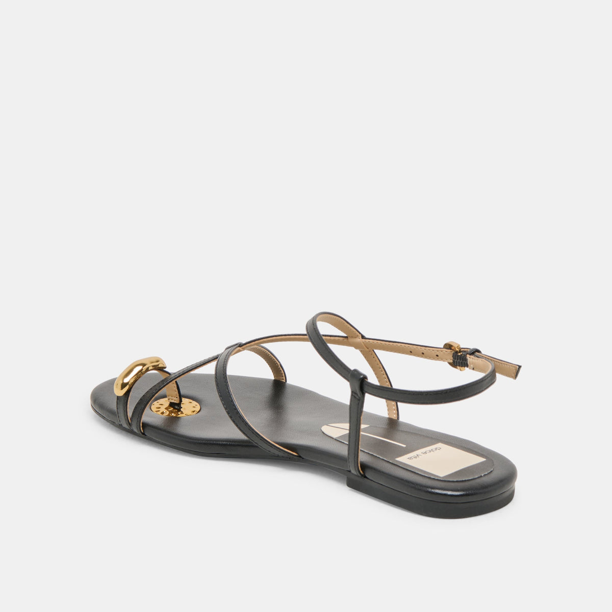 KESHA SANDALS BLACK LEATHER
 – Dolce Vita | Dolce Vita