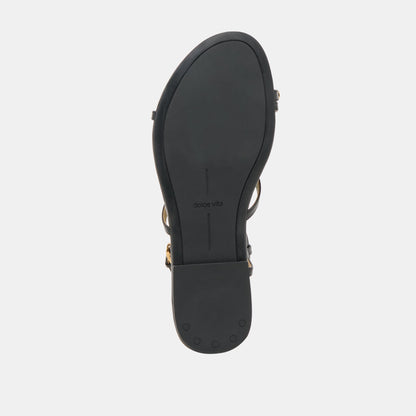 KESHA SANDALS BLACK LEATHER
 – Dolce Vita | Dolce Vita