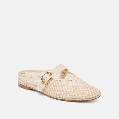 Milie Ecru Woven Mesh Flats | Dolce Vita
