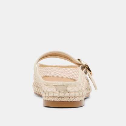 Milie Ecru Woven Mesh Flats | Dolce Vita