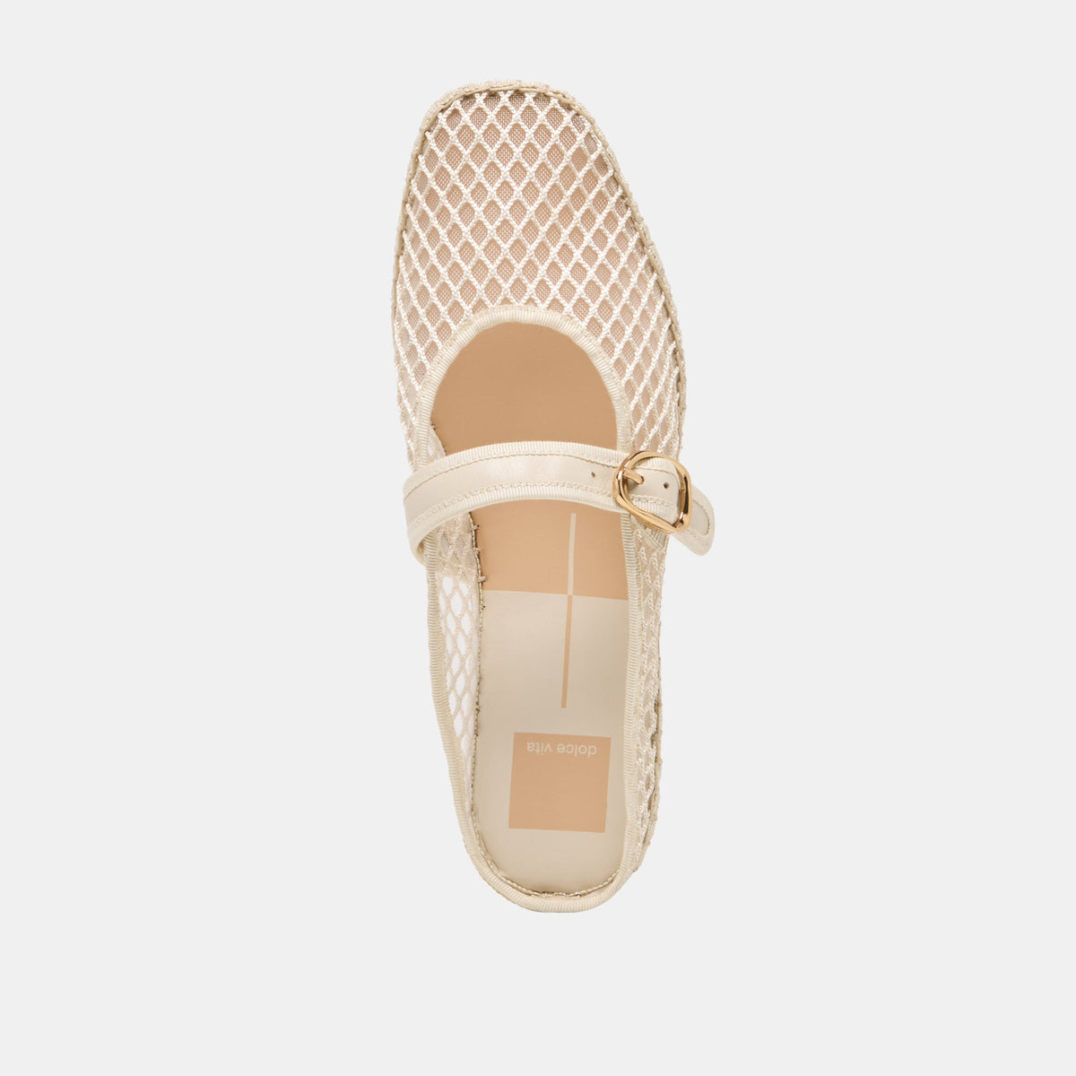 Milie Ecru Woven Mesh Flats | Dolce Vita