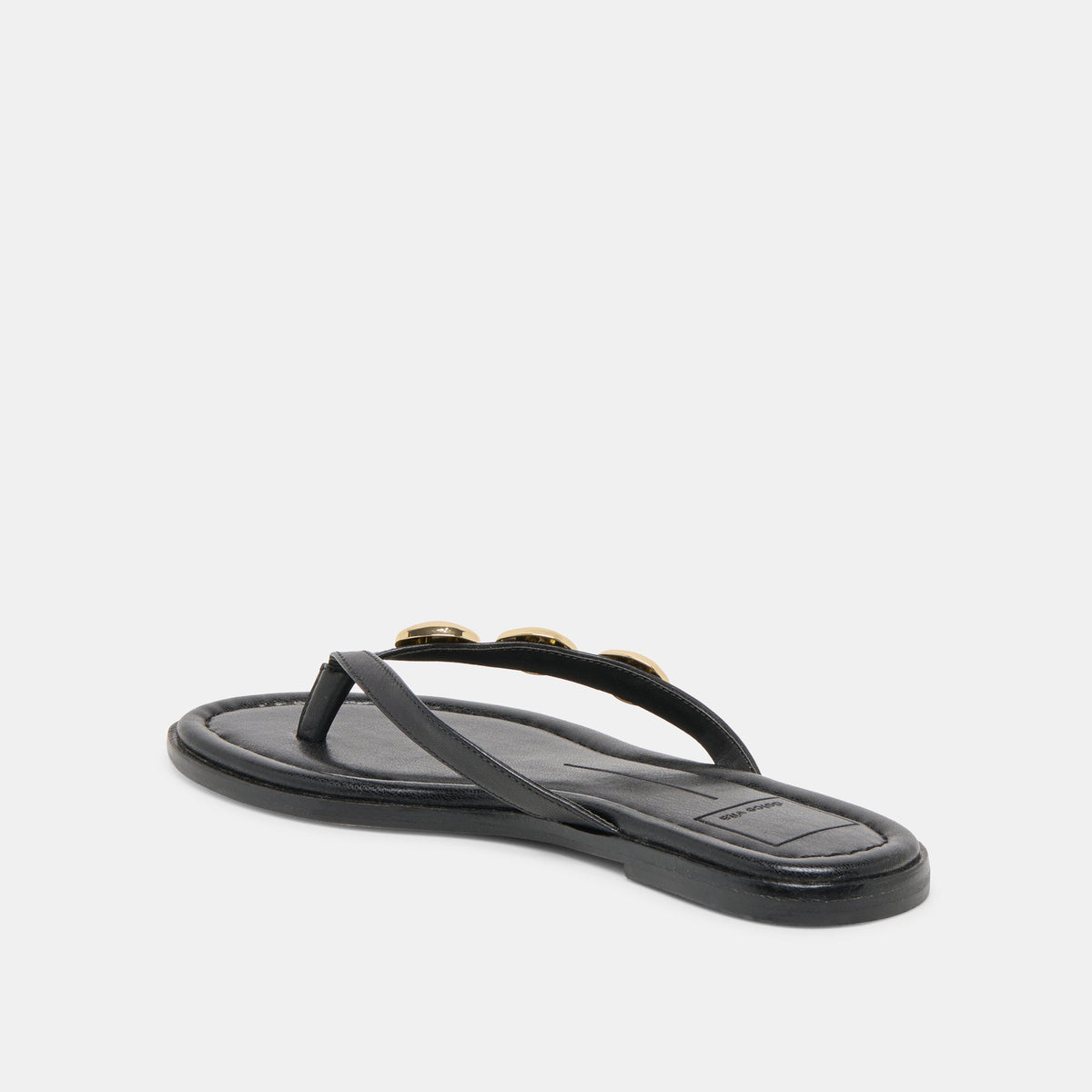 Juny Black Leather Sandals | Dolce Vita