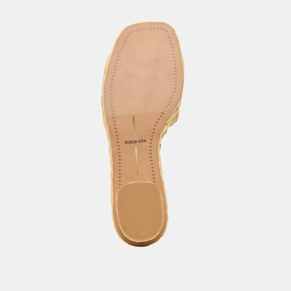 Dixi Lt Natural Cross Hatch Raffia Sandals | Dolce Vita