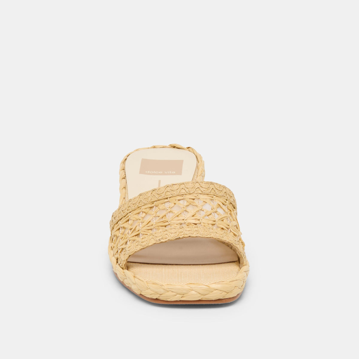 Dixi Lt Natural Cross Hatch Raffia Sandals | Dolce Vita