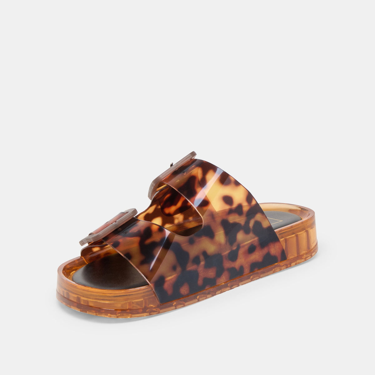Julio Tortoise Vinyl Sandals | Dolce Vita