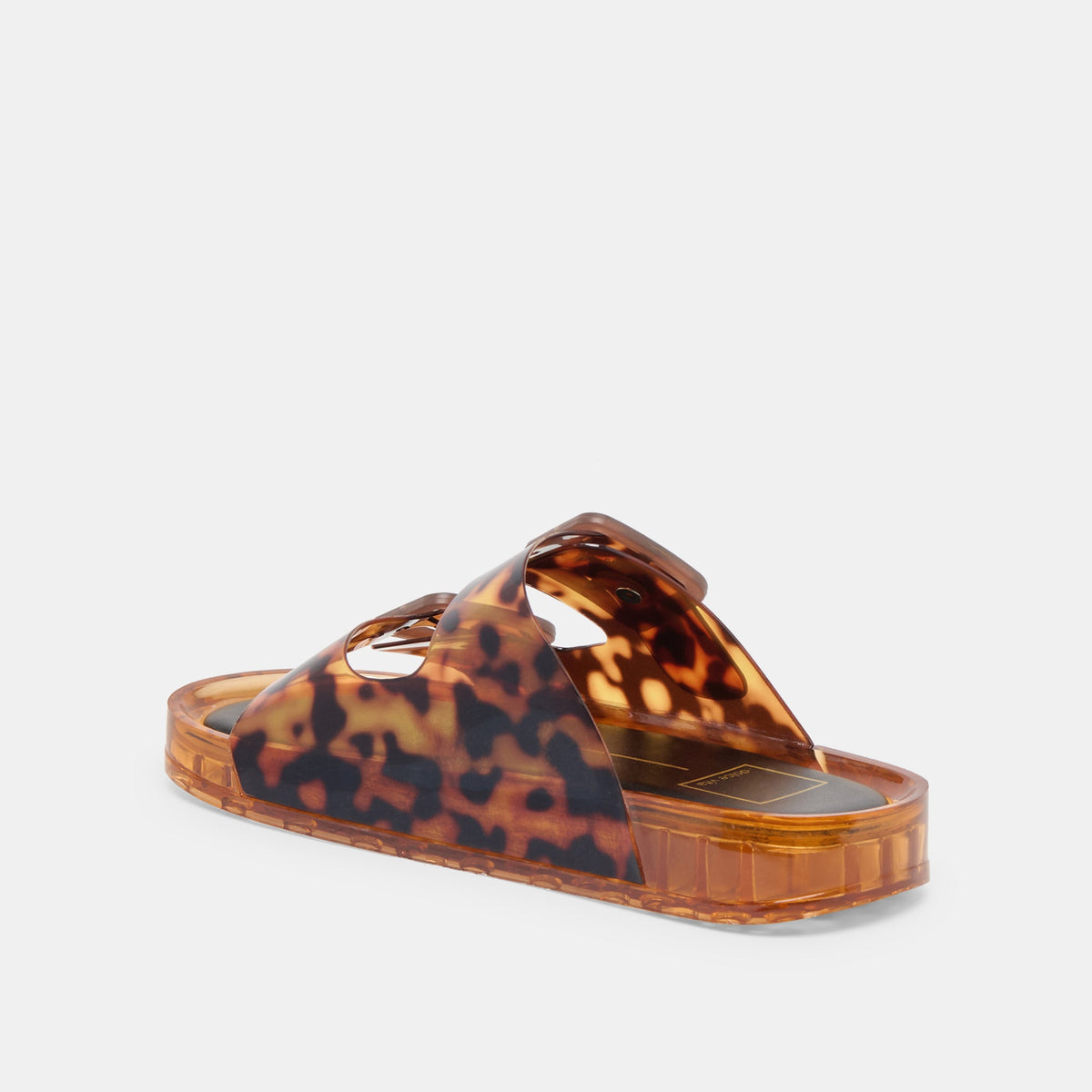 Julio Tortoise Vinyl Sandals | Dolce Vita