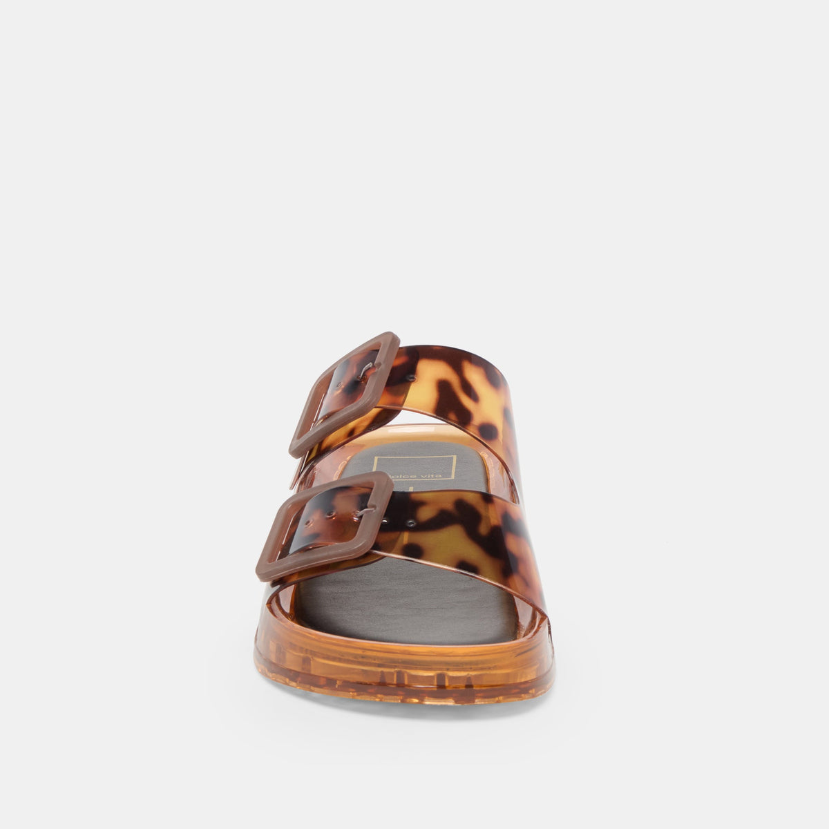 Julio Tortoise Vinyl Sandals | Dolce Vita