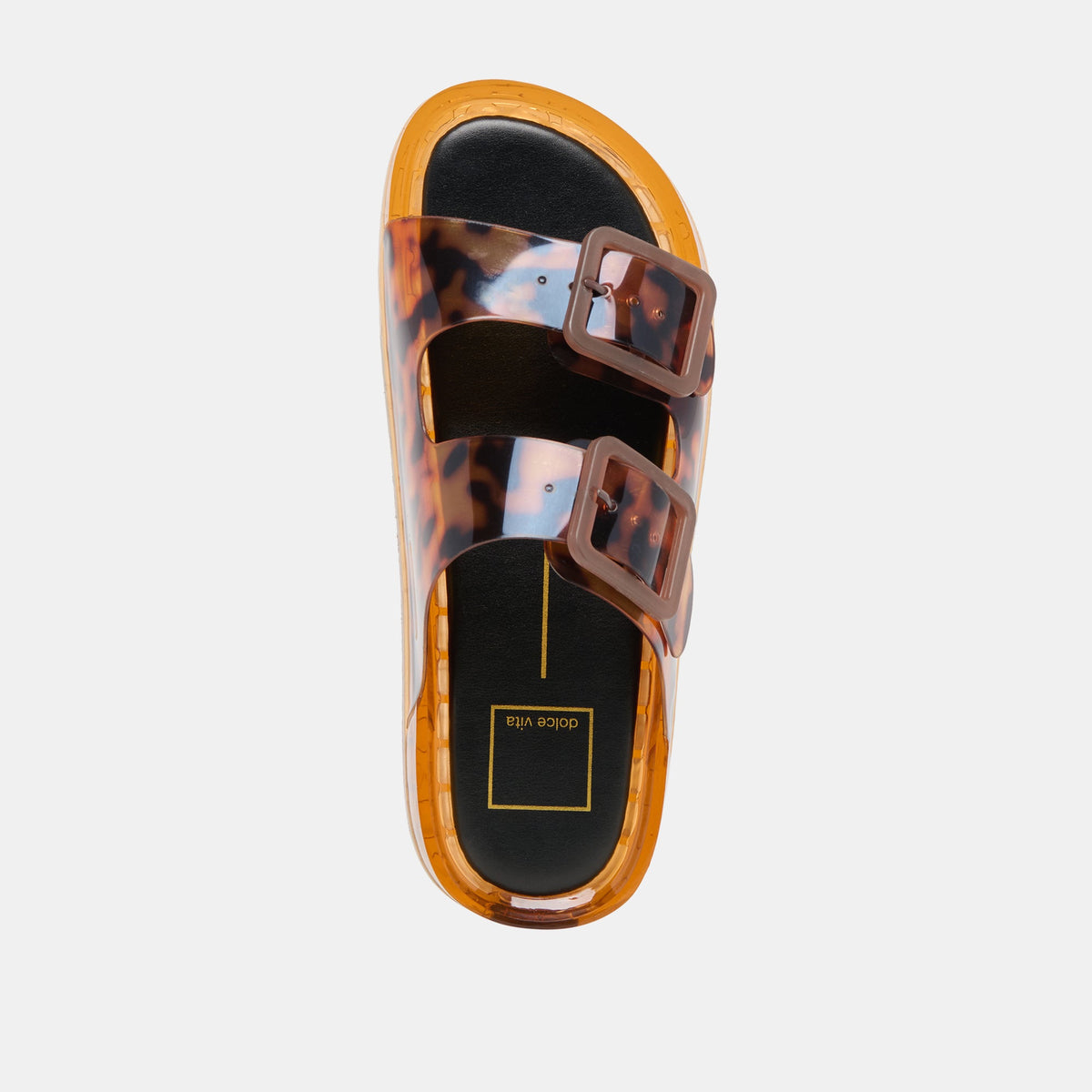 Julio Tortoise Vinyl Sandals | Dolce Vita